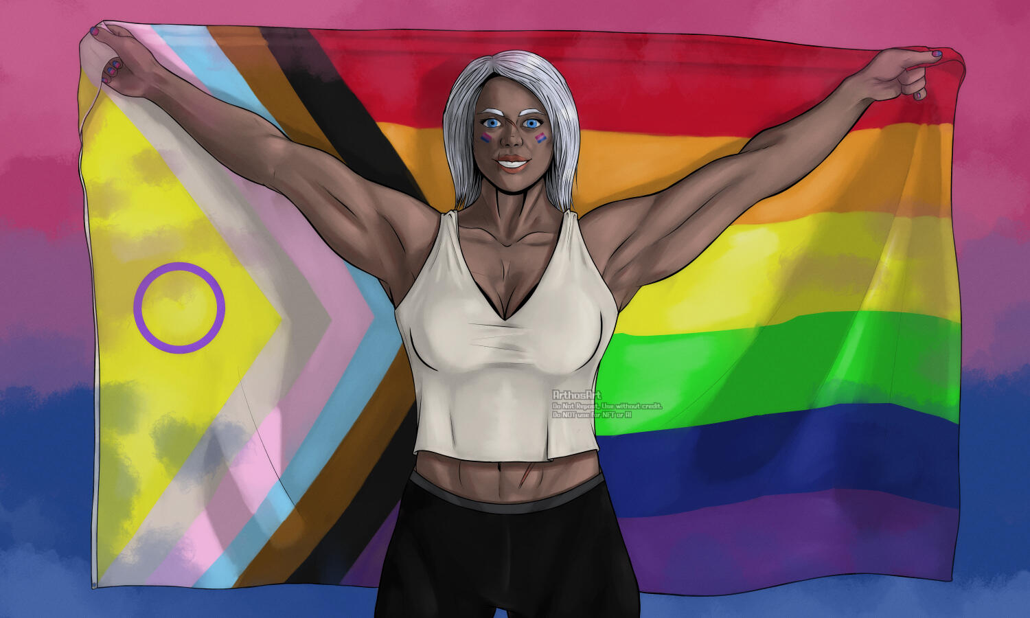 (OC) Luca Apollonia Celebrating Pride