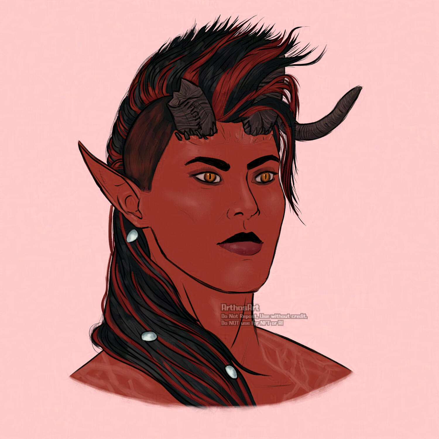 (Portrait) Karlach Cliffgate - Baldur's Gate 3