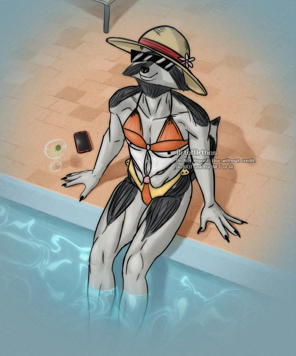 My fursona in the Garfini
