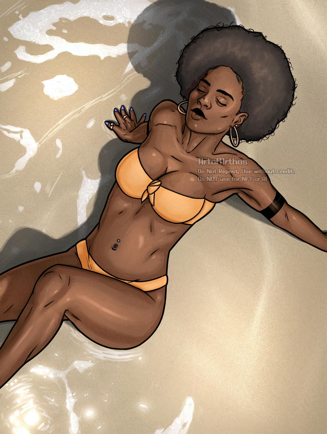 (OC) Yvonne Balaenrex At The Beach