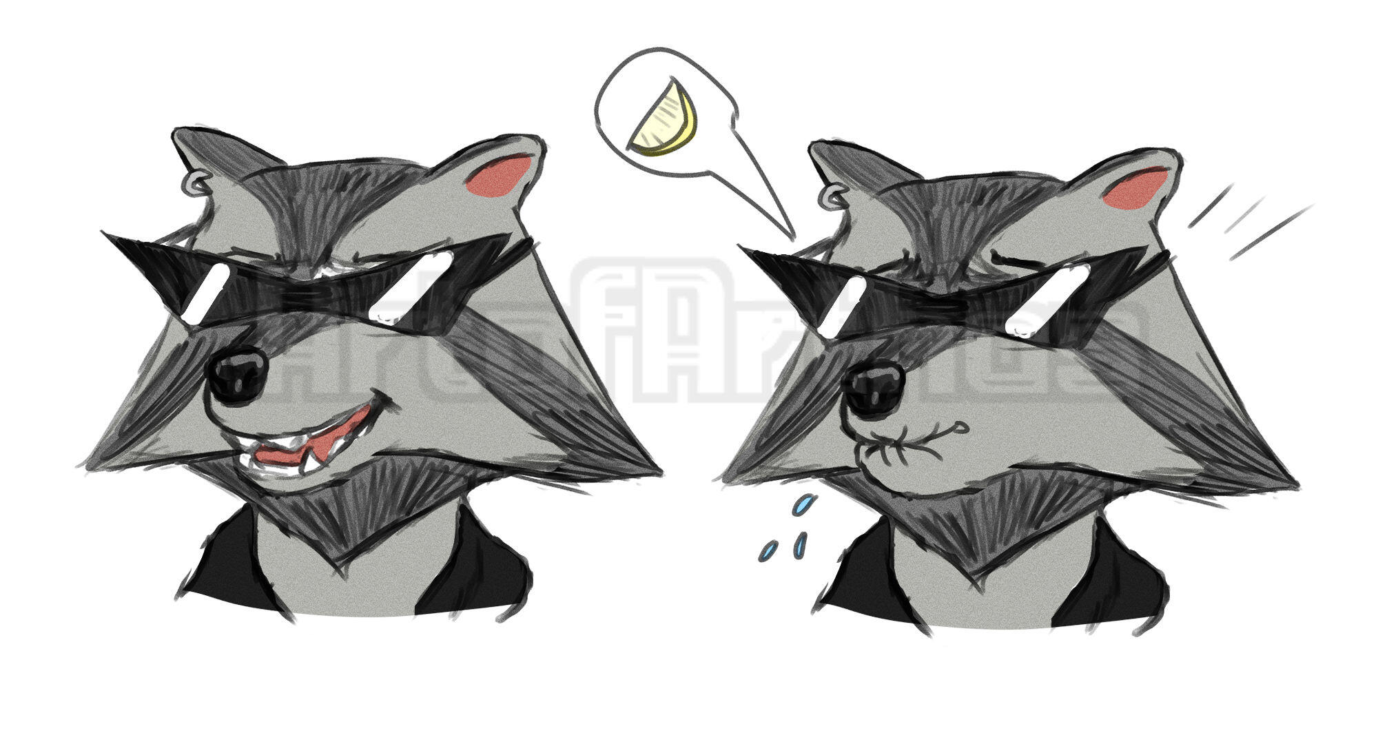 My sona trying a lemon slice
